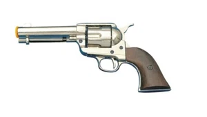 Denix M1873 Non-Firing Quick Draw Full Size Metal Revolver Replica Nickel Finish - Picture 1 of 8