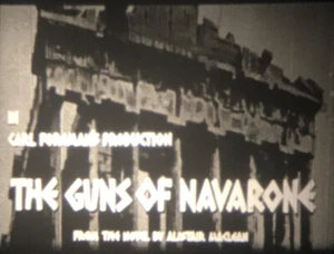 “The Guns Of The Navarone” (1961) Super 8mm Film, David Niven, Gregory Peck, War - Picture 1 of 24