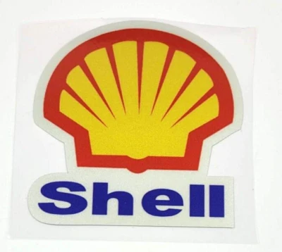 Shell Oil USA Racing Aufkleber  7 x 7 cm Sticker Decal Muschel - Bild 1 von 2