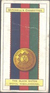 Mitchell - Army Ribbons & Buttons - 20 - The Black Watch (Royal Highlanders)