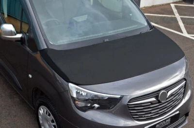 Protector de sujetador capó delantero negro para Vauxhall / Opel Combo E (2019+) - Imagen 1 de 3