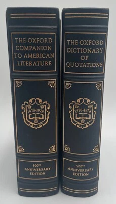 OXFORD COMPANION TO American LITERATURE  Dictionary of Quotations 500TH - Image 1 of 4
