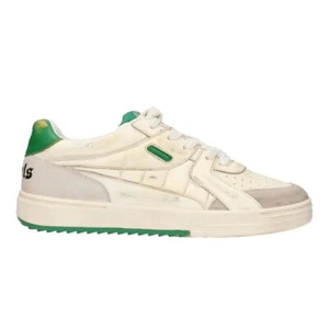 Palm Angels University Low Top Leather Sneaker Green Sz 40 - PMIA078LEA0030155 - Picture 1 of 5