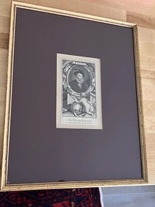 Antiker Sir Walter Raleigh Kupferstich von Jacobus Houbraken, um 1743 AMSTERDAM - Bild 1 von 11