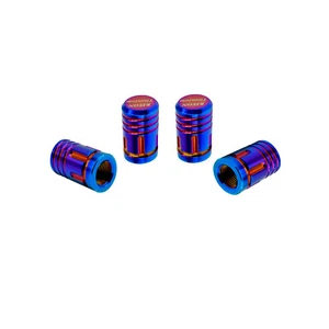 Rison Titanium Car Tire Valve Caps Dustcap Valve Stem Caps 4PCS Titanium Valve - Picture 1 of 42