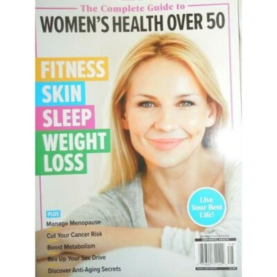 WOMEN'S HEALTH OVER 50 complete guide FITNESS skin WEIGHT LOSS sleep SEX DRIVE Foto 1 de 4