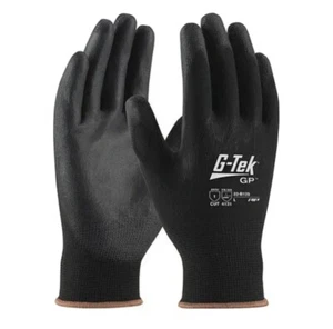 12 Pairs PIP G-Tek 33-B125/XXL GP Nylon Gloves Polyurethane Grip XXL Black New - Picture 1 of 2