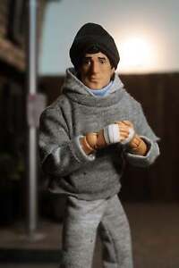 Damaged Package ZLC MEGO Exclusive Rocky Balboa in Training Sweatsuit 8" Action