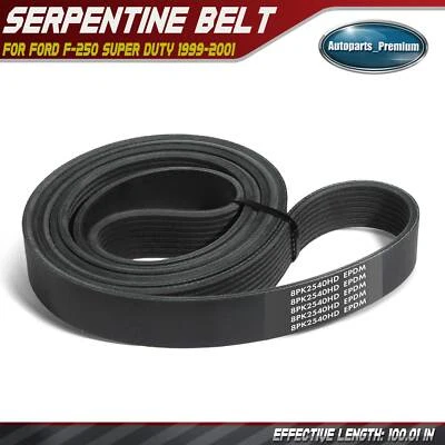 100.01 In. Heavy Duty Serpentine Belt for Ford F-250/F-350/F-450/F550 Super Duty - Image 1 of 4