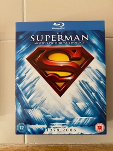 Superman Motion Picture Anthology 1978 - 2006 (Blu-Ray, 8-Disc Box Set) LIKE NEW - Picture 1 of 1