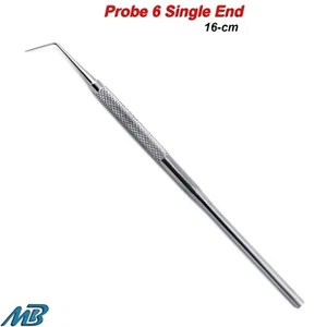 Dental Probe 6 Scraper Cleaning Dentist Pick Diagnostic Hygiene Instruments CE - Picture 1 of 5