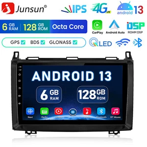 6+128G Autoradio Für Mercedes-Benz A/B Klasse W169 W639 W245 GPS Navi Android 13 - Bild 1 von 12