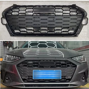 For Audi S4 2020-2023 Sport Type S4 Style Grill Upper Mesh Grille W/Camera Slot - Picture 1 of 6