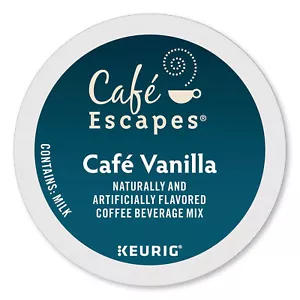 Café Escapes Cafe Vanilla K-Cups, 24/Box - Picture 1 of 1