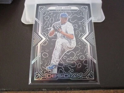 2022 Panini Chronicles Obsidian JACOB DEGROM #37 New York Mets - Image 1 of 4