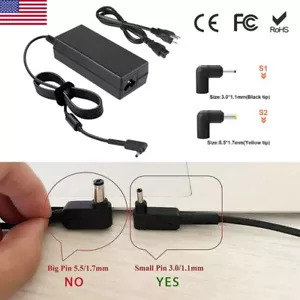 For Acer aspire 5 E15 V5 V7 V3 Series Chromebook 720 315 Cb3-352 Charger Adapter - Picture 1 of 13