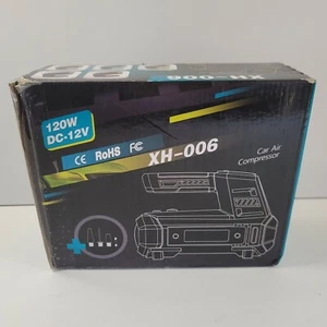 12v dc air compressor XH-006, 150 max psi w/ built in flashlight - Picture 1 of 8