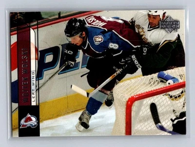 2006-07 Upper Deck #52 Wojtek Wolski Colorado Avalanche - Imagem 1 de 2