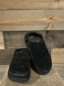 Zueco UGG GOLDENSTAR MUJER ZUECO GAMUZA NEGRO EE. UU. 9/UK 7/EU 40 - Imagen 1 de 7