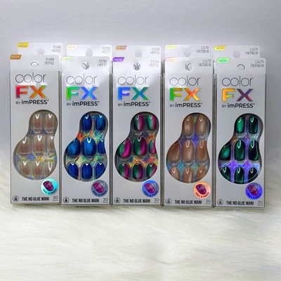 Color FX por imPRESS * NUEVO * Presionar Uñas Squoval y Ovalado Foto 1 de 4