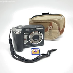Nikon CoolPix P50 Black Digital Camera - 8.1 MP 3.6x Zoom Y2K Digicam - Picture 1 of 7