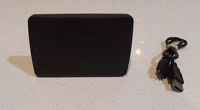 Toshiba Canvio Basics 1TB External Hard Drive 5400 RPM - HDTB410XK3AA w/ USB 3.0 - Image 1 of 4