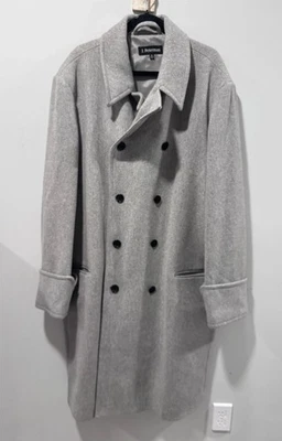 J Peterman Highly Cinematic Greatcoat Topcoat Wool Blend Long Overcoat Sz 52 - Image 1 of 4