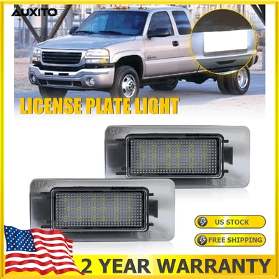 2* LED License Plate Lights Lamp For 2021 2022 Nissan Rogue Car Auto Accessories - Image 1 of 4