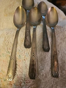 5 cuillères à soupe médailles de l'amitié (Silverlpt, 1932) - Photo 1/11
