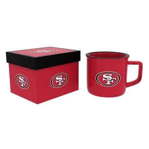 San Francisco 49ers Ceramic Camp Cup with Enamel Finish, 14oz - Picture 1 of 2