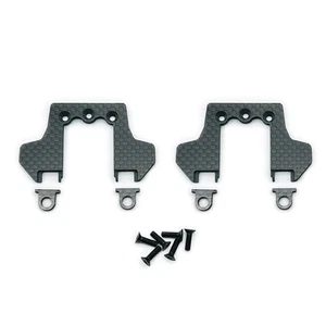 MTTR Racing Carbon Down Stop Droop Plate Set For Tamiya 1/10 TT02 SRX #08109 - Picture 1 of 4