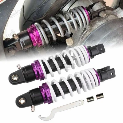 Pair 265mm Rear Air Shock Absorber Suspension Damper Universal For Honda Yamaha — 第 1/4 张图片