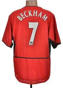 CAMISETA DE FUTBOL LOCAL MANCHESTER UNITED 2002/2003 NIKE TALLA L ADULTO BECKHAM 7 - Imagen 1 de 15