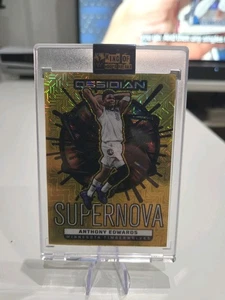 2024-25 Panini Obsidian Anthony Edwards Supernova Electric Etch Molten Mojo /10 - Bild 1 von 2