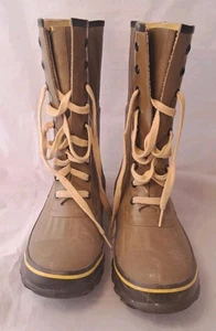 Weather Spirits Herren Größe 9 BRAUN WASSERDICHT Angeln Jagd Stiefel - Bild 1 von 11