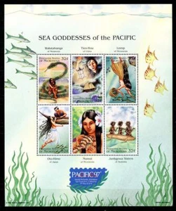 Micronesia: 1997 Dee del Mare del Pacifico Mini-Foglio (261) MNH - Foto 1 di 1