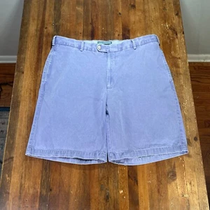 Peter Millar Shorts Mens 36 Purple Khaki Chino Casual Golf Preppy 8" Inseam - Picture 1 of 12