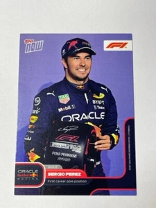 2022 Topps Now F1  Formula 1  005 Sergio Perez First Pole Position  Red Bull  - Bild 1 von 1