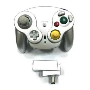 Classic Wireless Game Controller With Adapter Wavebird For Gamecube Retro GC NGC - Picture 1 of 16