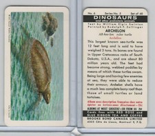 FC34-6 Brook Bond, Dinosaurs, 1963, #6 Archelon