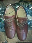 Vintage Pair of Brown Naturalizer Soft Leather Shoes/Sneakers- size 8W sale $5