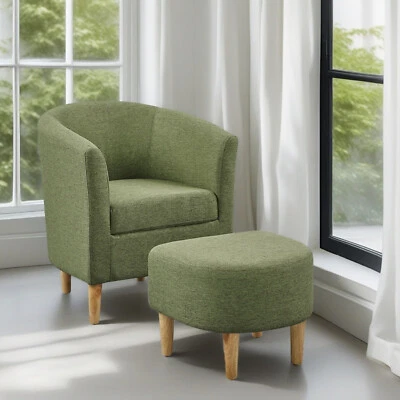 Silla moderna de acento suave con sillón otomano para sala de estar sofá perezoso en forma de U Foto 1 de 4