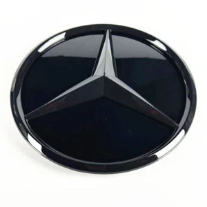 Gloss Black Star Mirror Front Grilles Badge Emblem For GLC GLE GLS Grille 15-19 - Picture 1 of 4