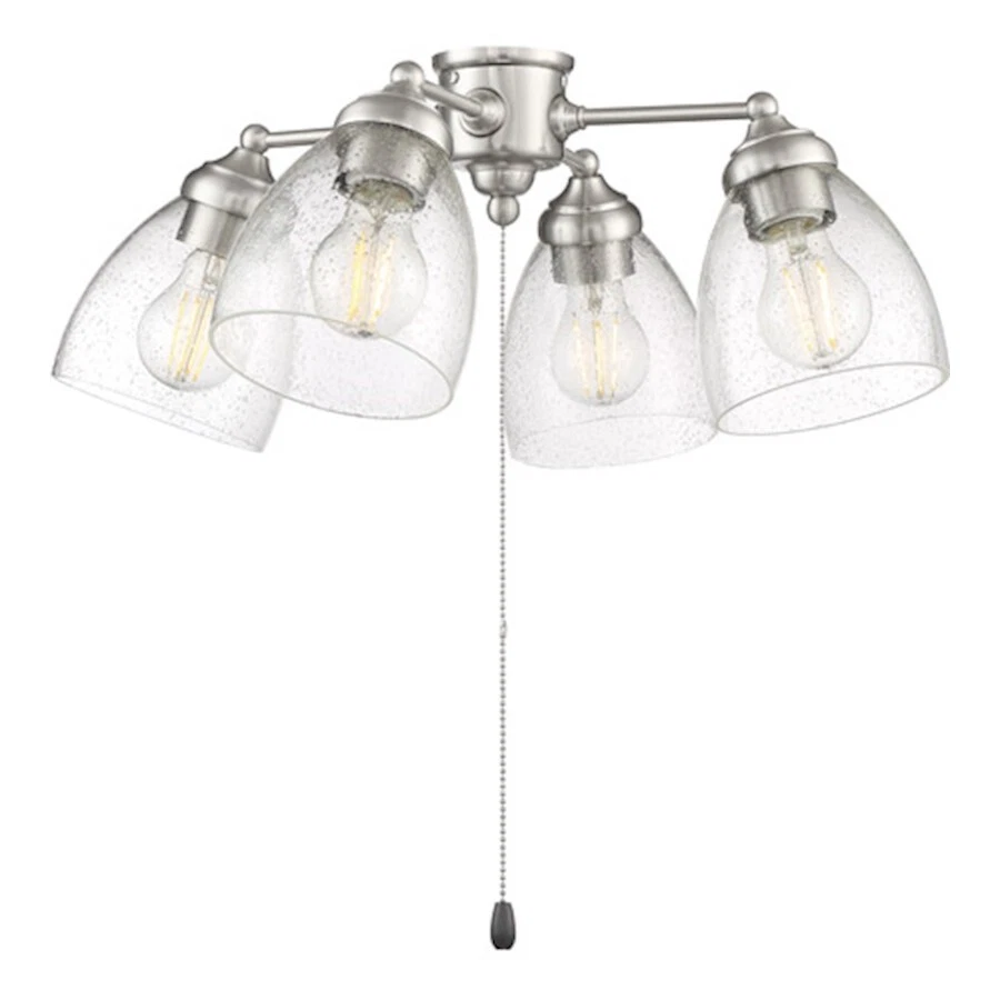 Craftmade 4 Light Universal Light Kit, Brushed Nickel, Bell - LK401105-BNK-LED - Image 1 of 1