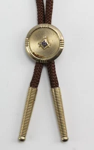 Vintage Bolo Tie Free Masons Tie - Imagen 1 de 4