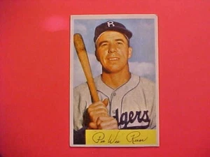 1954 Bowman Pee Wee Reese Trading Card Baseball #58 Brooklyn Dodgers N148 - Picture 1 of 5
