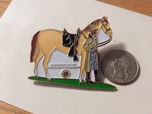 Lions Club INTERNATIONAL Pin Arizona MD-21 PDG Bennie Taylor Buffalo Soldier AZ - Picture 1 of 2