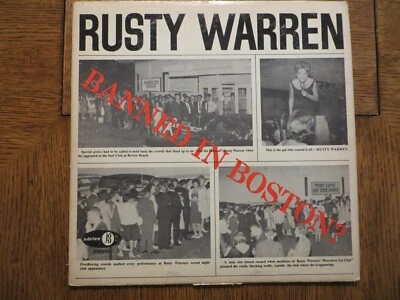Rusty Warren - Banned In Boston? - 1963 Jubilee JGM 2049 Vinyl Record VG+/VG!!! Foto 1 de 4