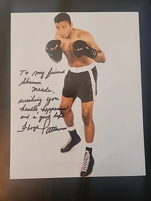 Floyd Patterson Signed 8x10 Photo Autograph - Personalized - Image 1 of 2