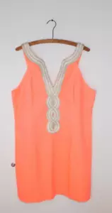 Nuevo con etiquetas Vestido Lilly Pulitzer Valli Shift 16 Coral $218.00 - Imagen 1 de 19